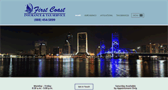 Desktop Screenshot of firstcoastinsurance.com